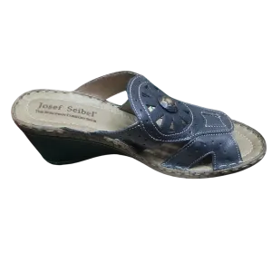 Josef Seibel Women's Salma02 Dandy Schwarz Heel Sandals