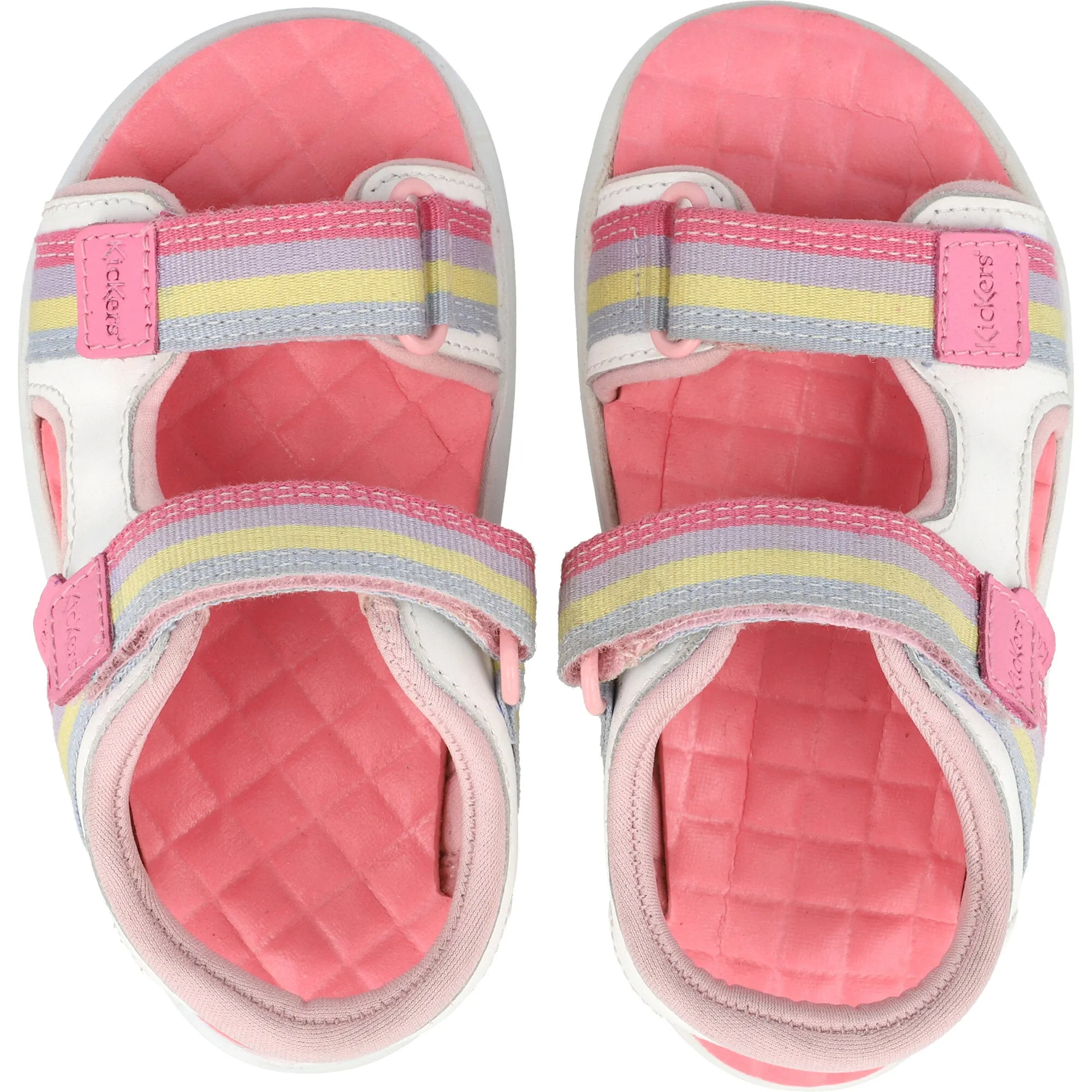 Kickers Kickster White Sandals for Kids