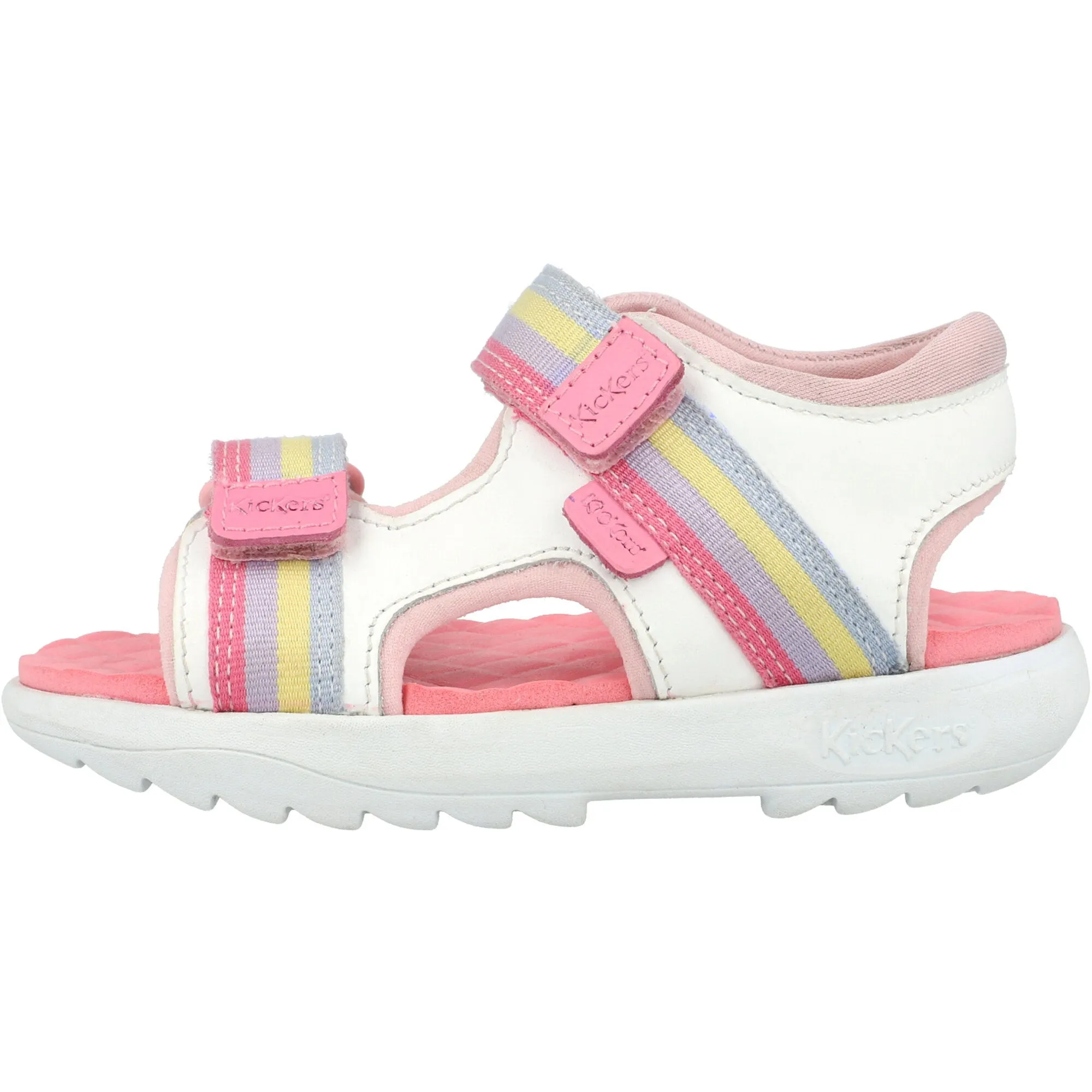 Kickers Kickster White Sandals for Kids