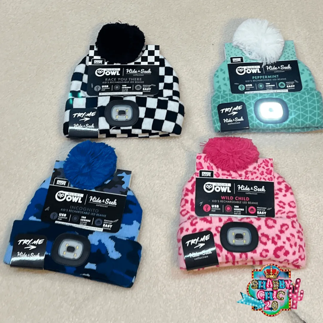 Kid's Night Scope Rechargeable LED Beanie