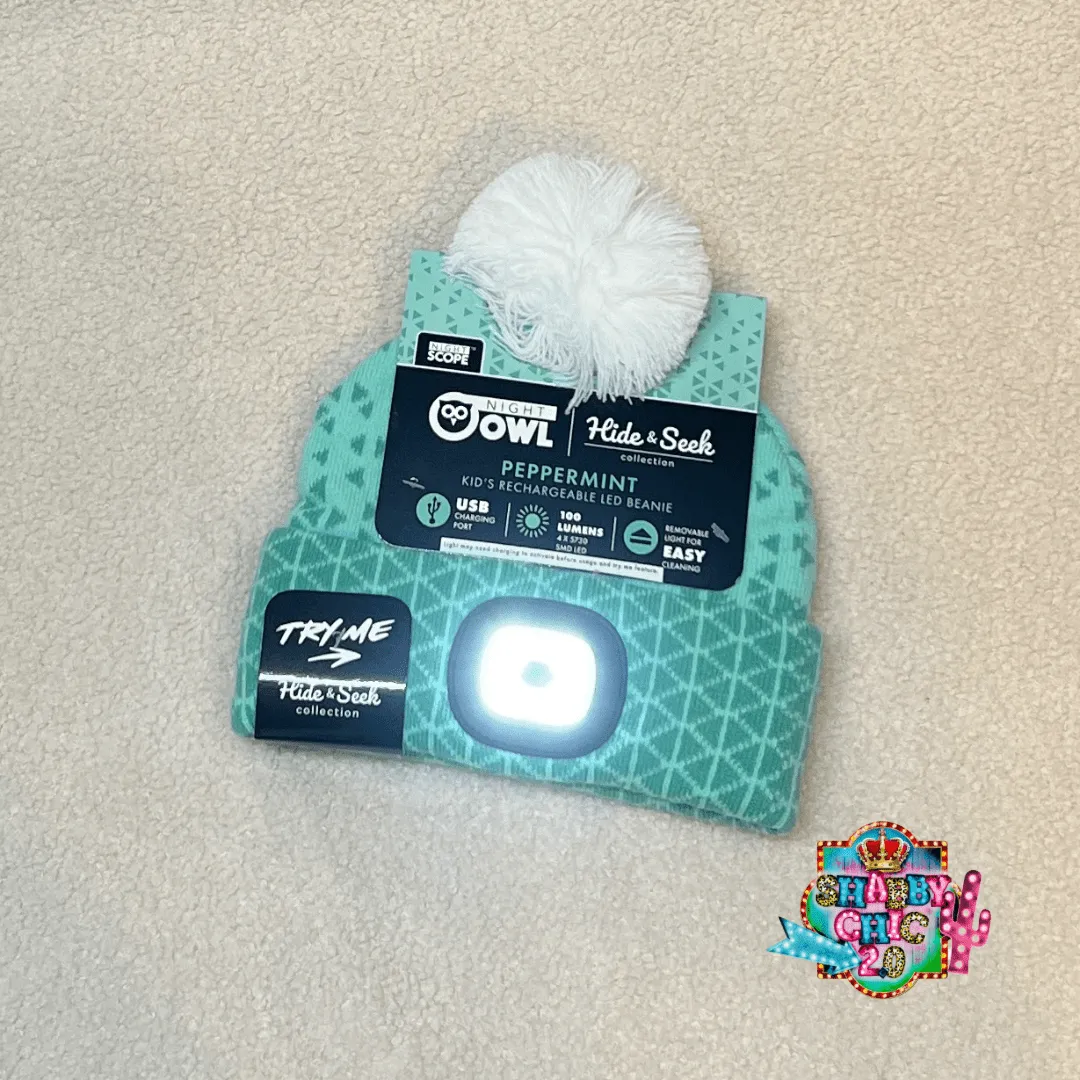 Kid's Night Scope Rechargeable LED Beanie