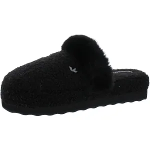 Koolaburra Womens Peachee Faux Fur Slip On Mules