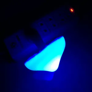 LED Mushroom Wall Socket Night Light