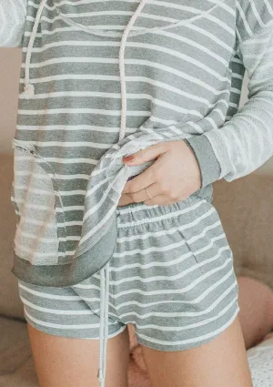 Left Field Striped Shorts