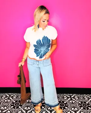 Light Wash Crop Jeans