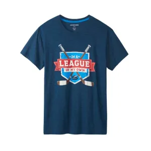 Little Blue House Men's Tee - Hockey League