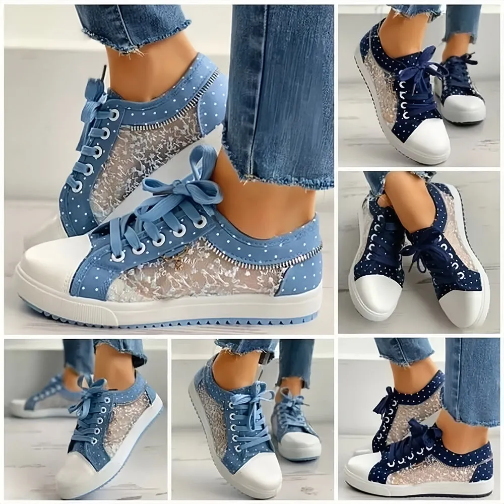 Luna - Stylish Lace-Up Sneakers