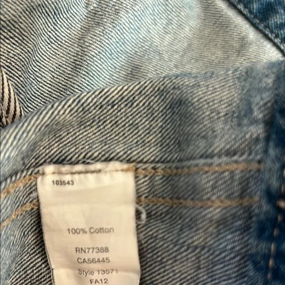 Madewell Blue Denim Jacket Size Small