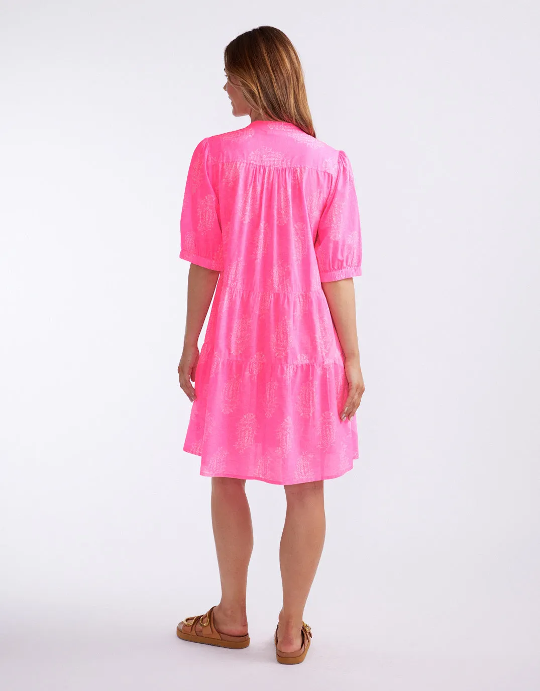 Marilyn Mini Dress - Shrine Pink