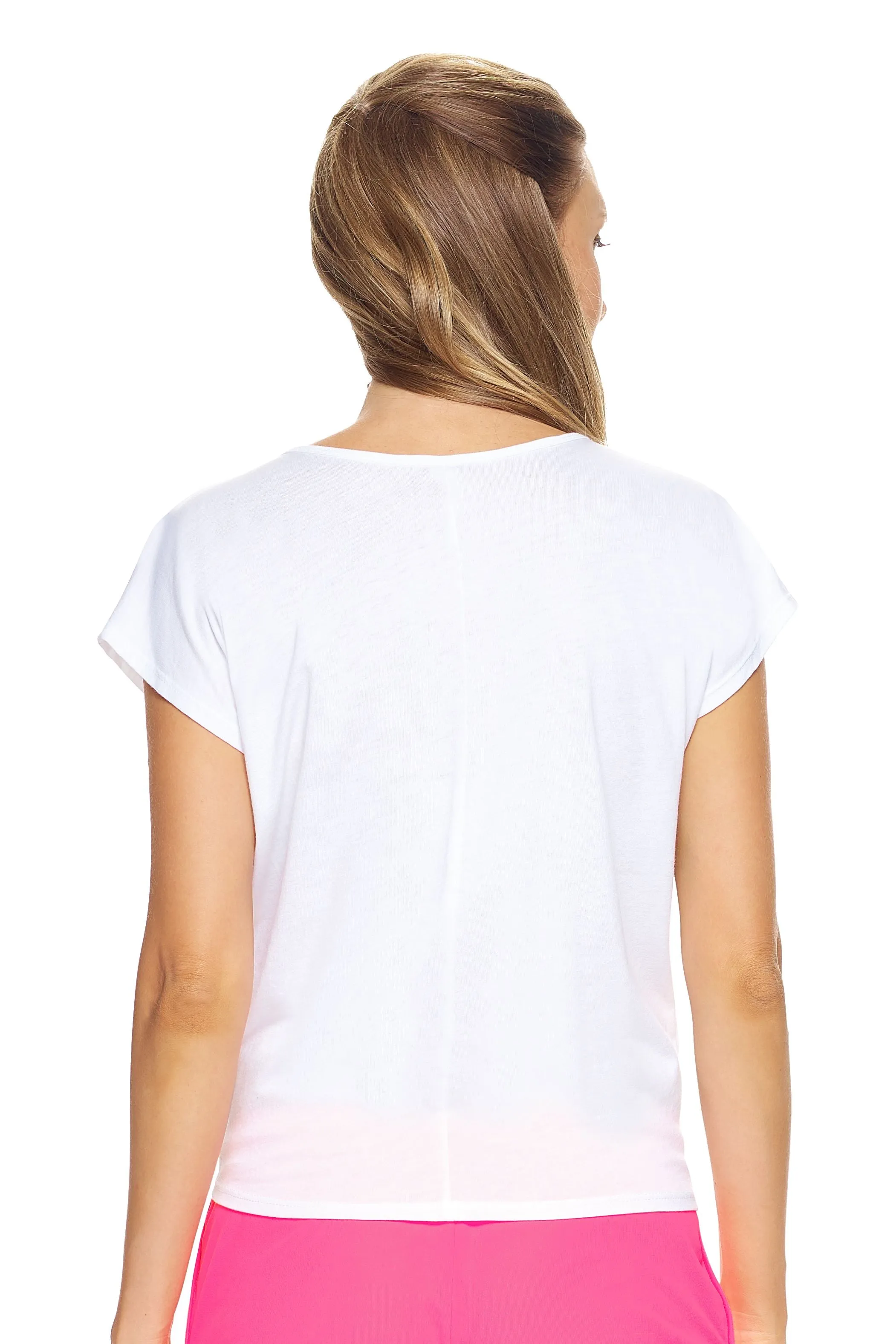 MC273 MoCA™ Split Front Tie Tee