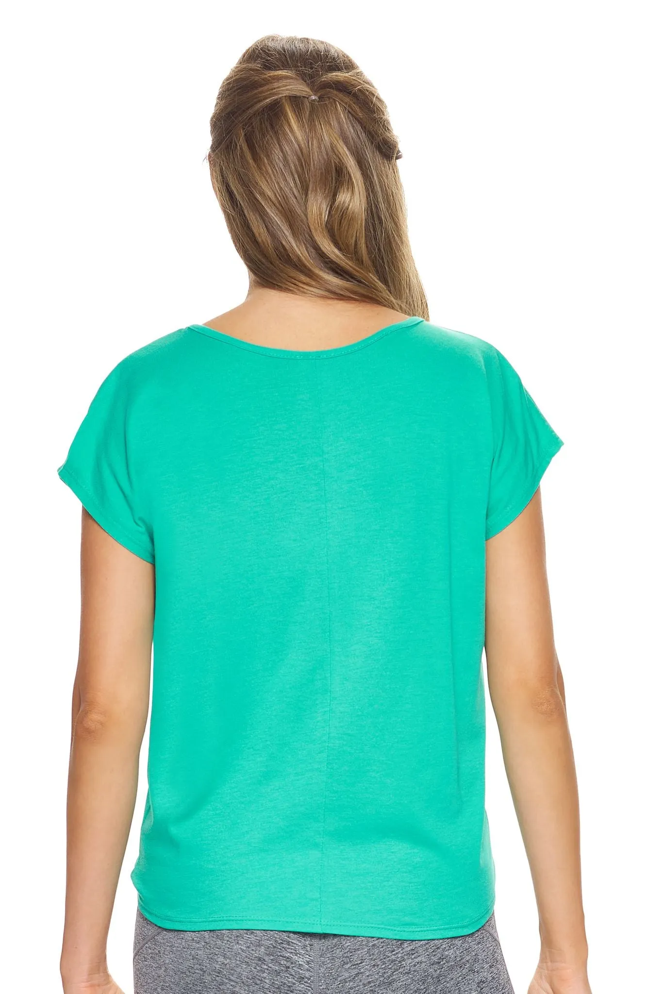 MC273 MoCA™ Split Front Tie Tee