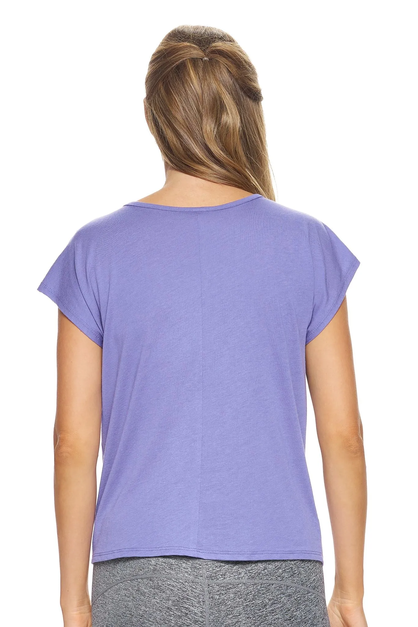 MC273 MoCA™ Split Front Tie Tee