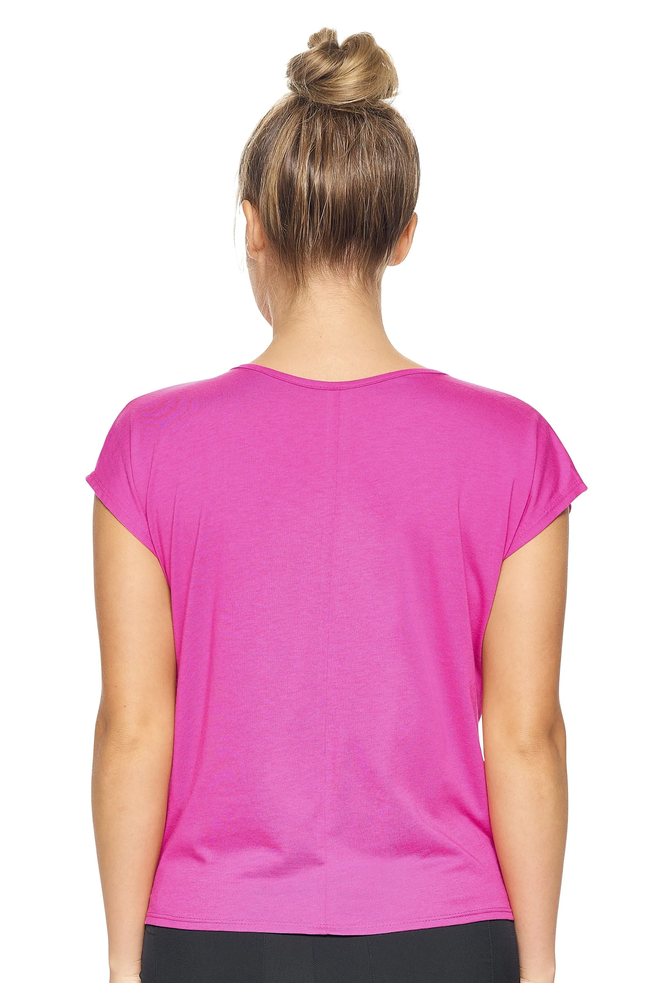 MC273 MoCA™ Split Front Tie Tee