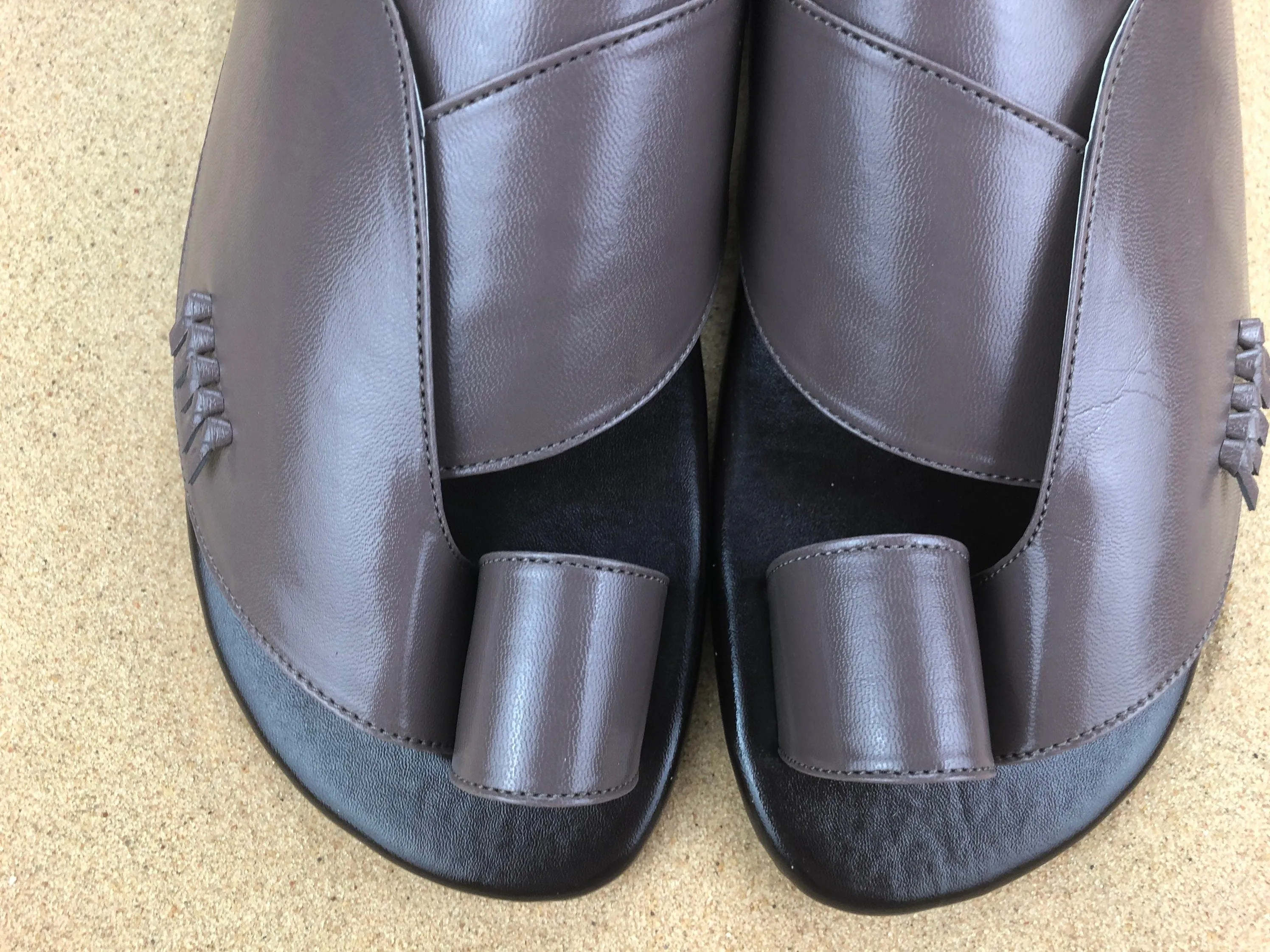 Mens Grey Vegan Leather Sandals ~ SandCruisers ~ Traditional Arabian Sandals ~ Great for Outdoors, Beaches, Parks, Lakes, Pools & Parties!