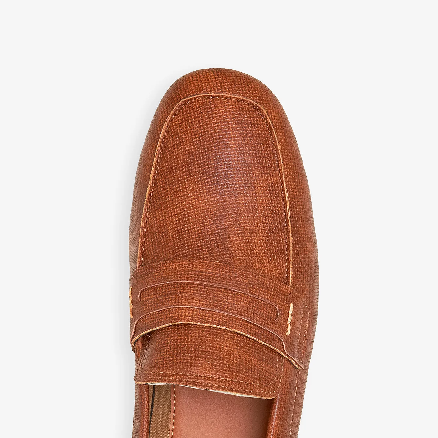 Men's Textured Loafers