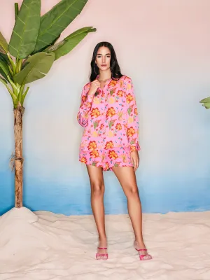 Nargis Button down & Shorts Set