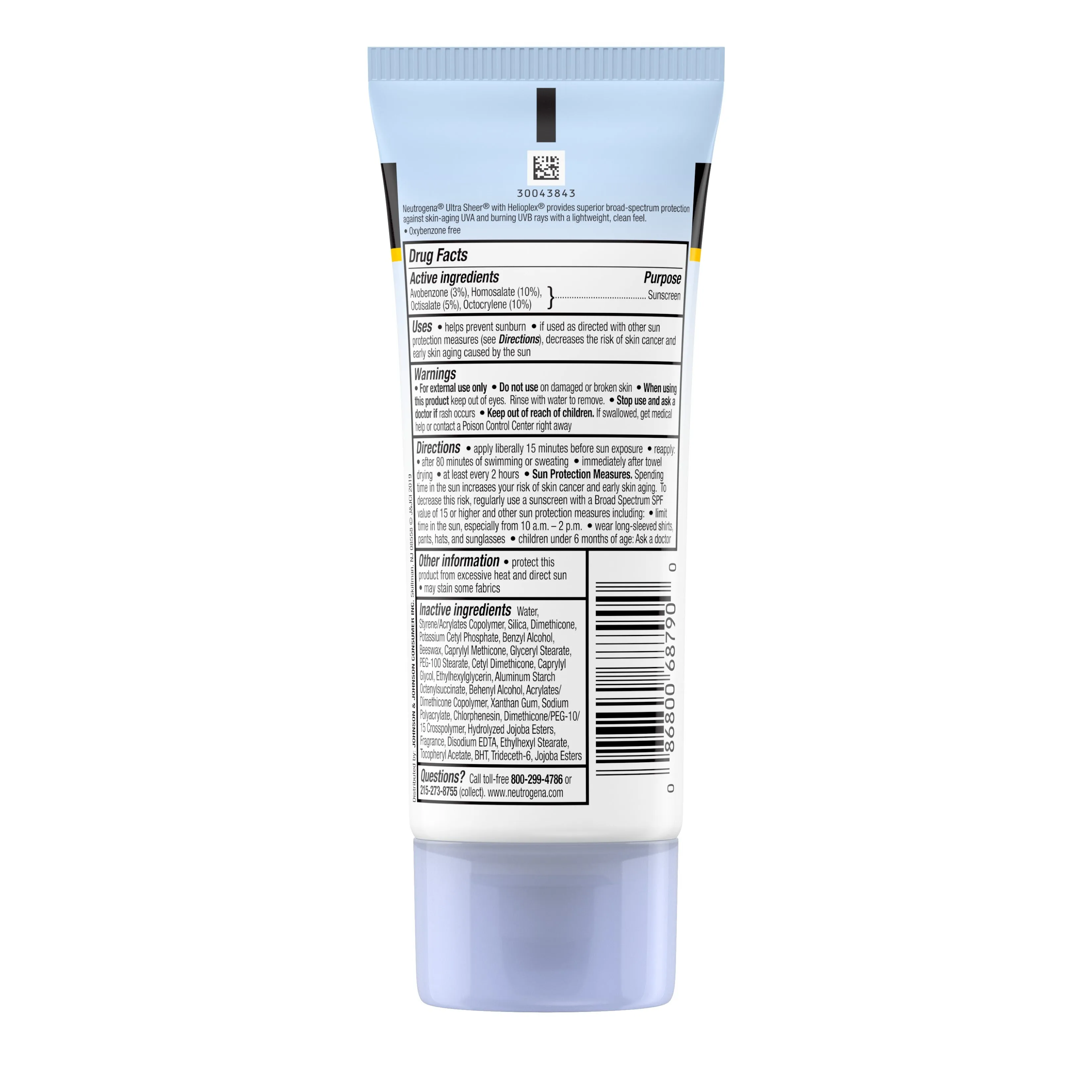 Neutrogena Ultra Sheer Dry-Touch Sunscreen Broad Spectrum SPF 55