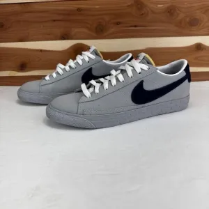 Nike ID Blazer Women's Low Sneakers Gray/Navy‎ with logo GO HR size 10
