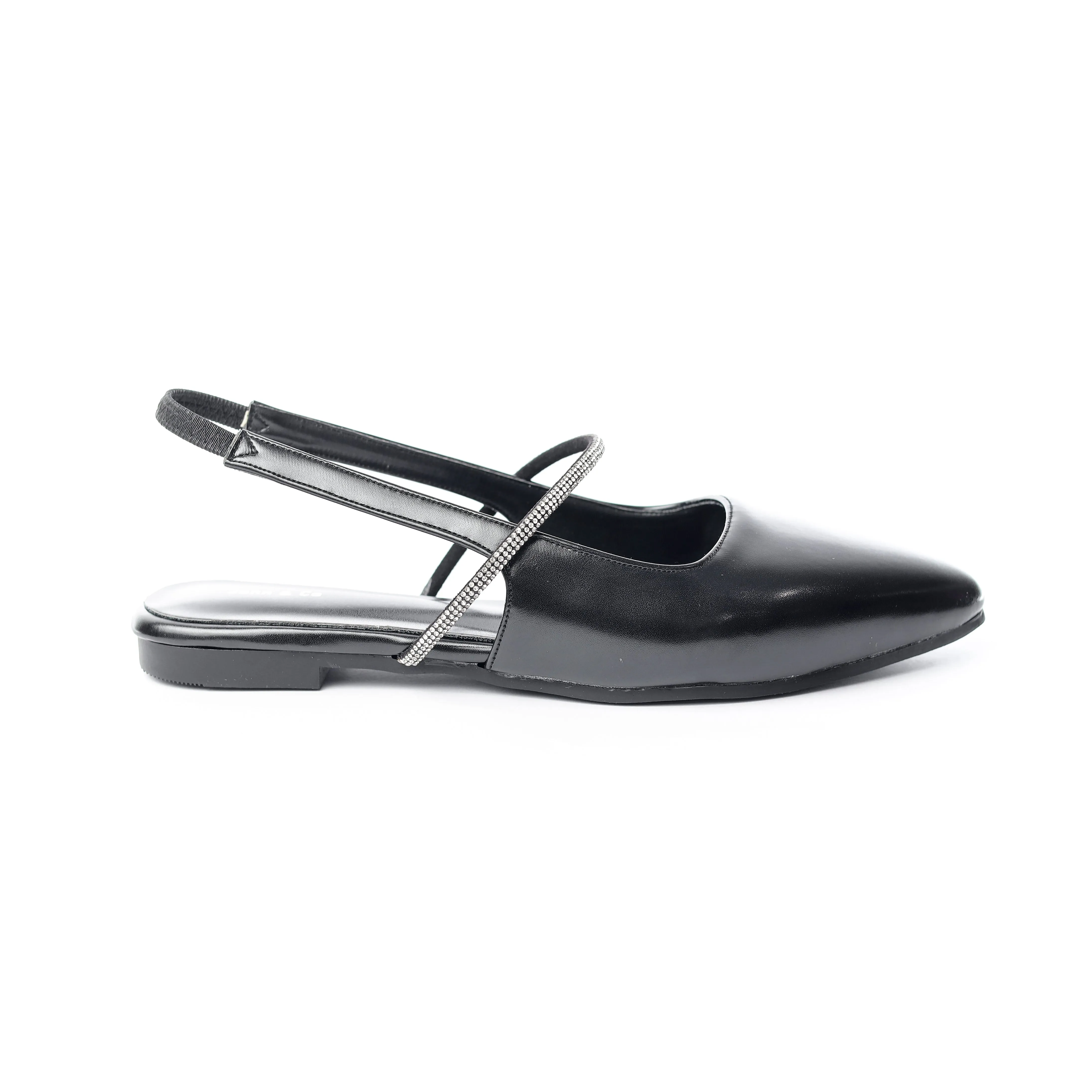 Noir Luxe Flats
