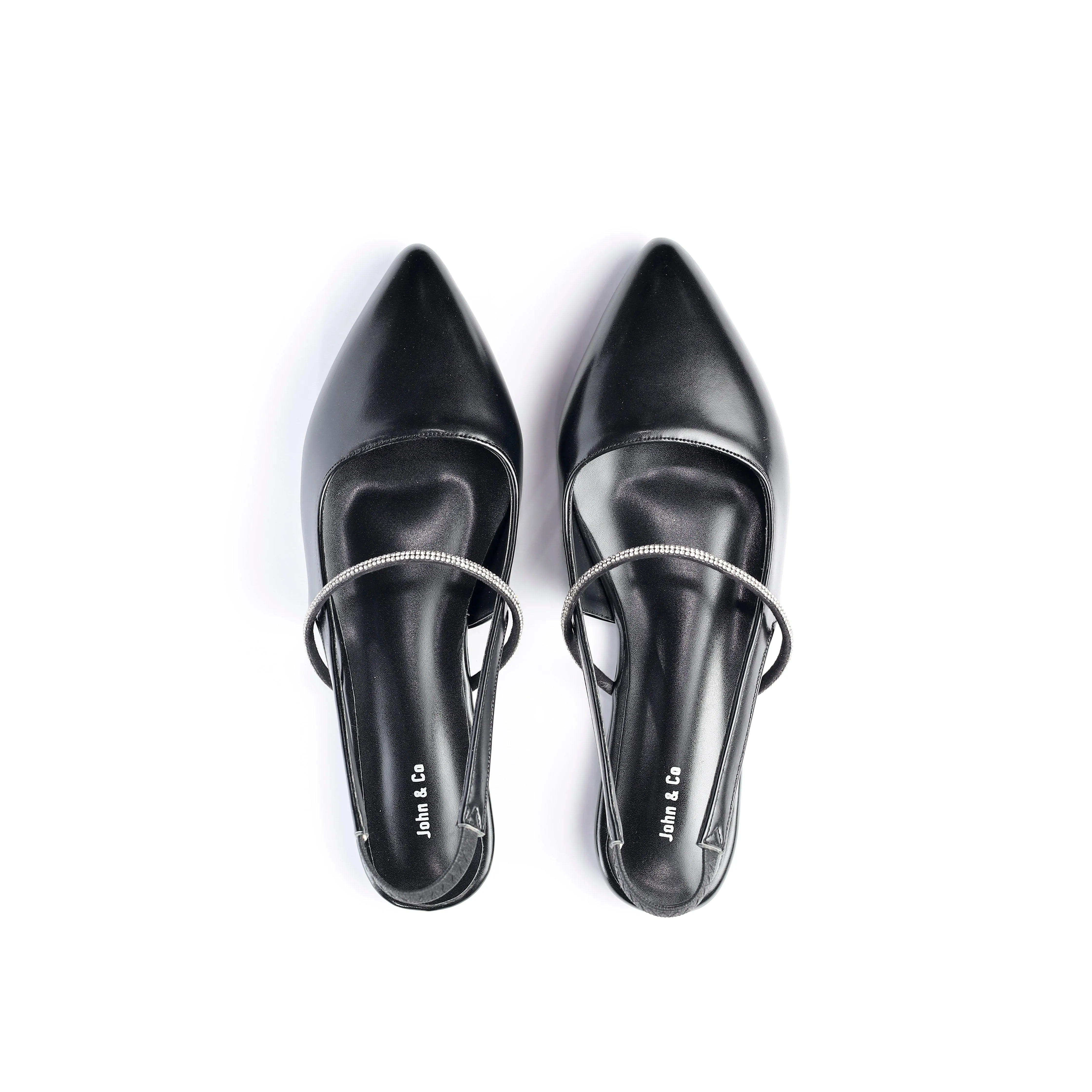 Noir Luxe Flats