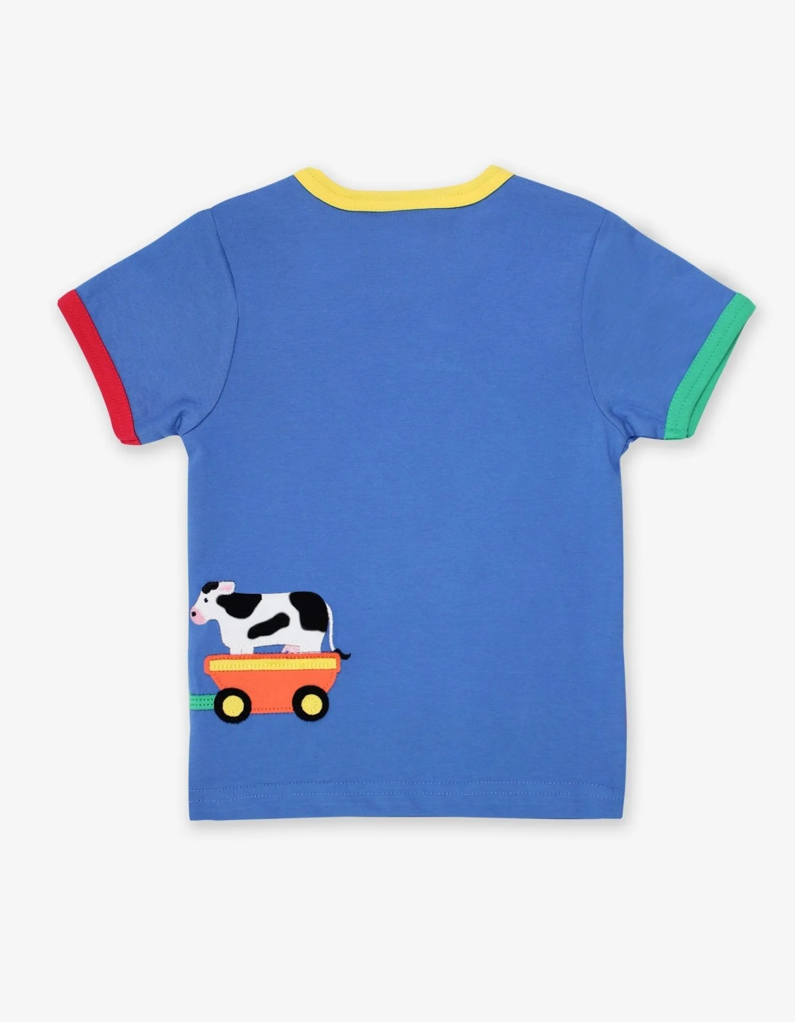 Organic Animal Train Applique T-Shirt