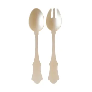 Pearl Acrylic Salad Servers