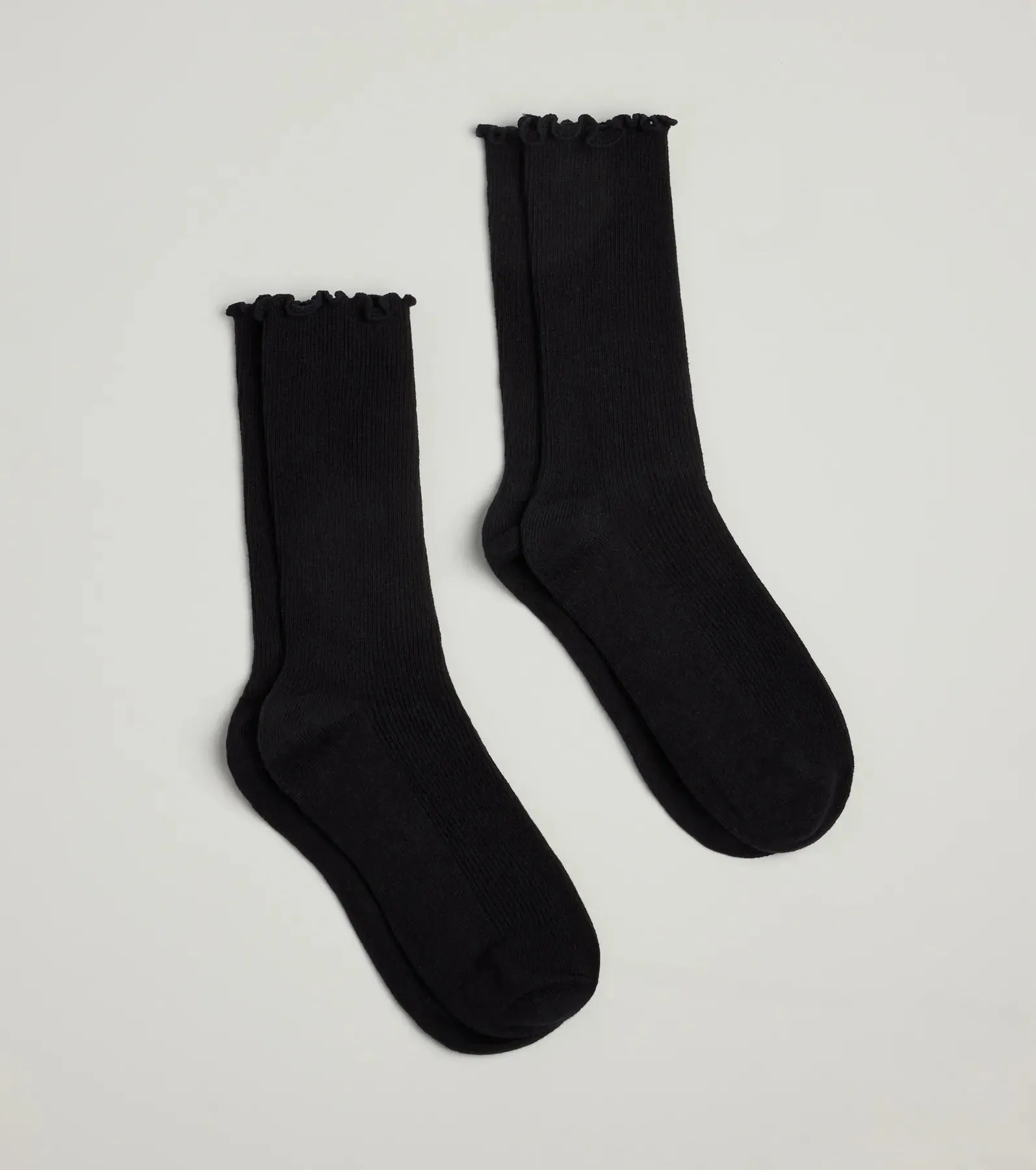 Perfect Set Two-Pack Ruffle Trim Socks