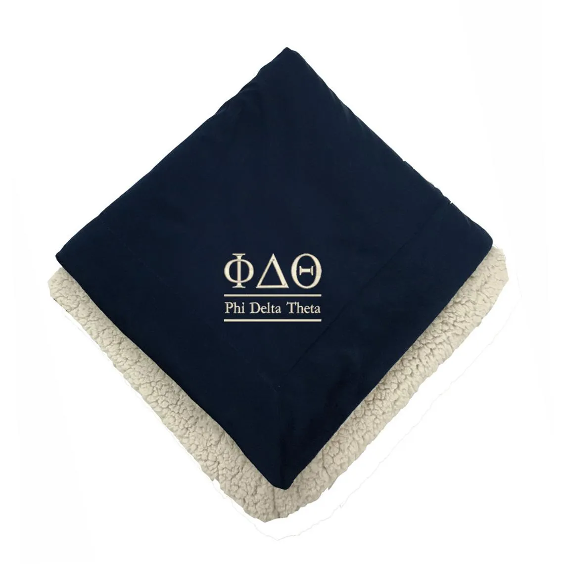 Phi Delta Theta Sherpa Lined Blanket