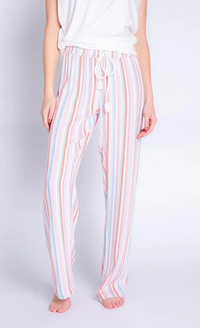 PJ Salvage Saturday Morning Stripe Set