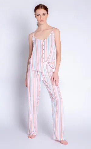 PJ Salvage Saturday Morning Stripe Set