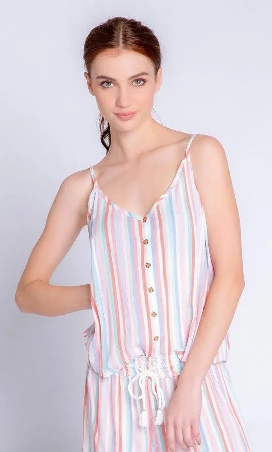 PJ Salvage Saturday Morning Stripe Set