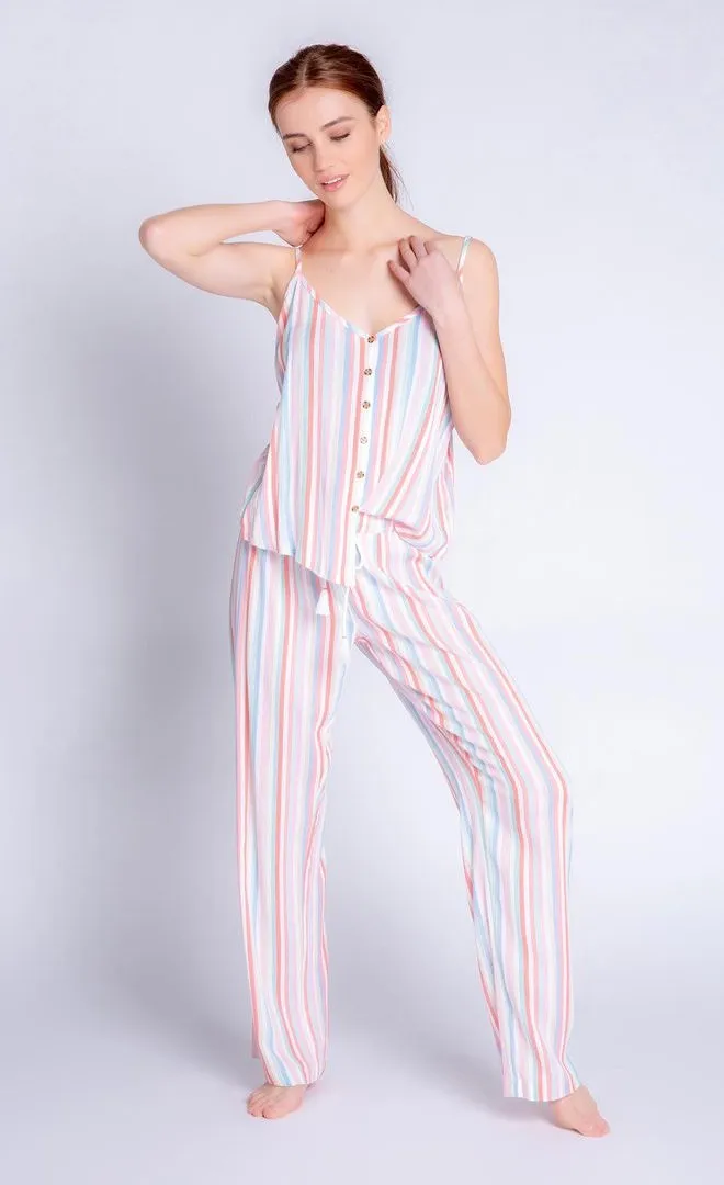 PJ Salvage Saturday Morning Stripe Set