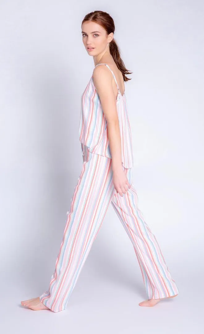 PJ Salvage Saturday Morning Stripe Set