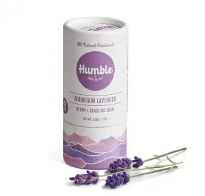 Plastic Free Natural Deoderant Vegan Mountain Lavender