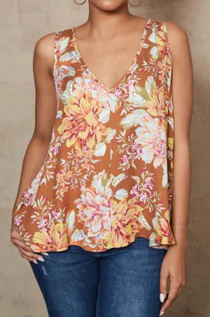 Plumeria Tank - Clay Jardin
