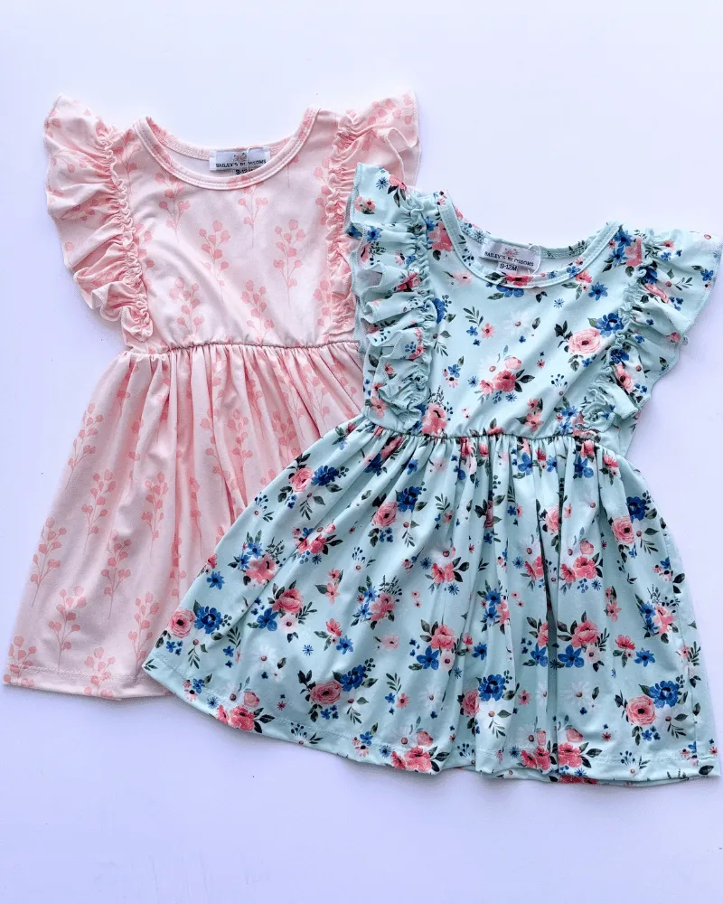 PREORDER! Zoey Ruffle Play Dress - Dainty Floral