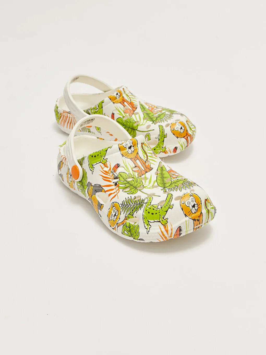 Printed Perforated Boys Sandals