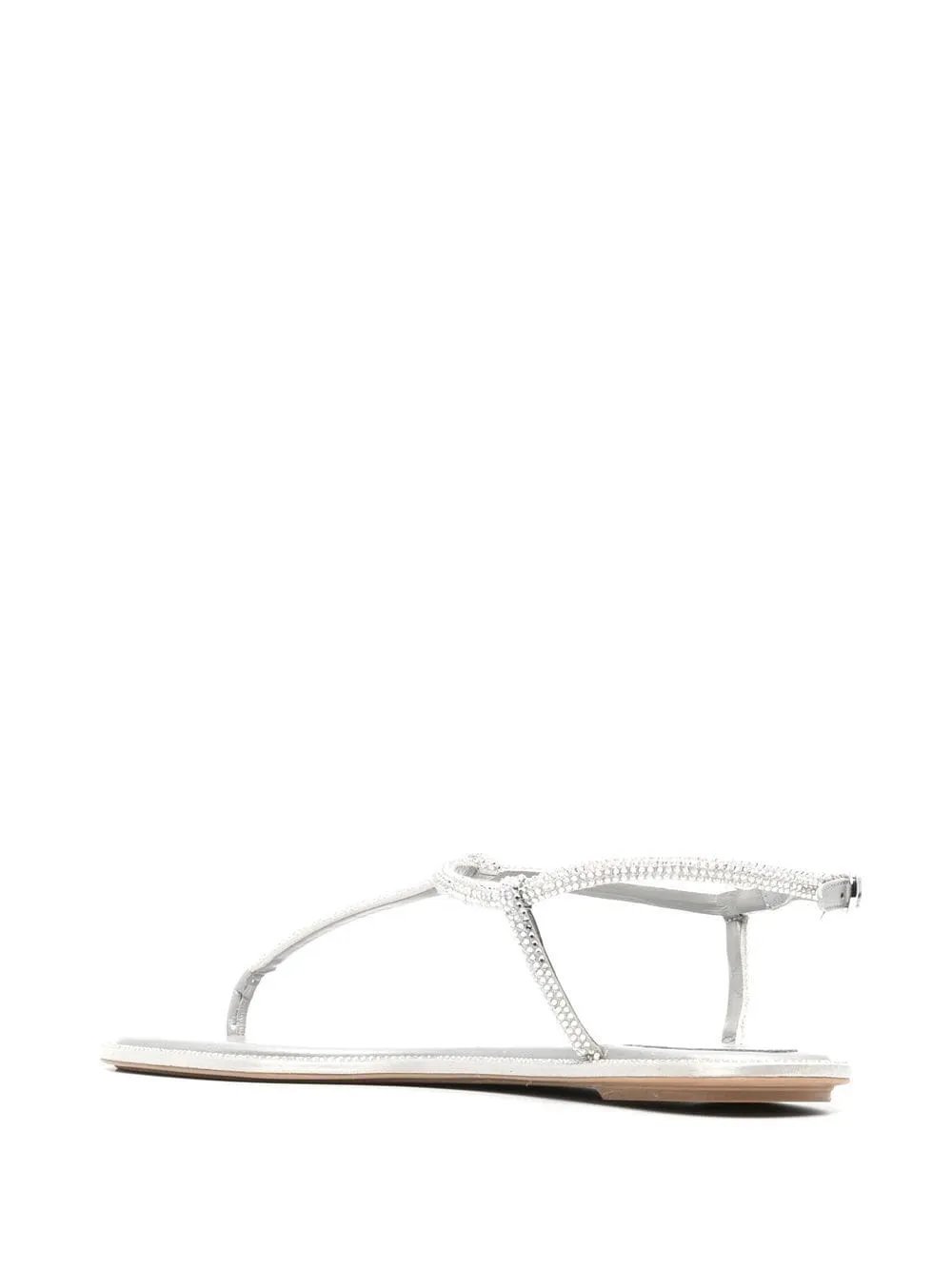 Rene' Caovilla Silver Sandals