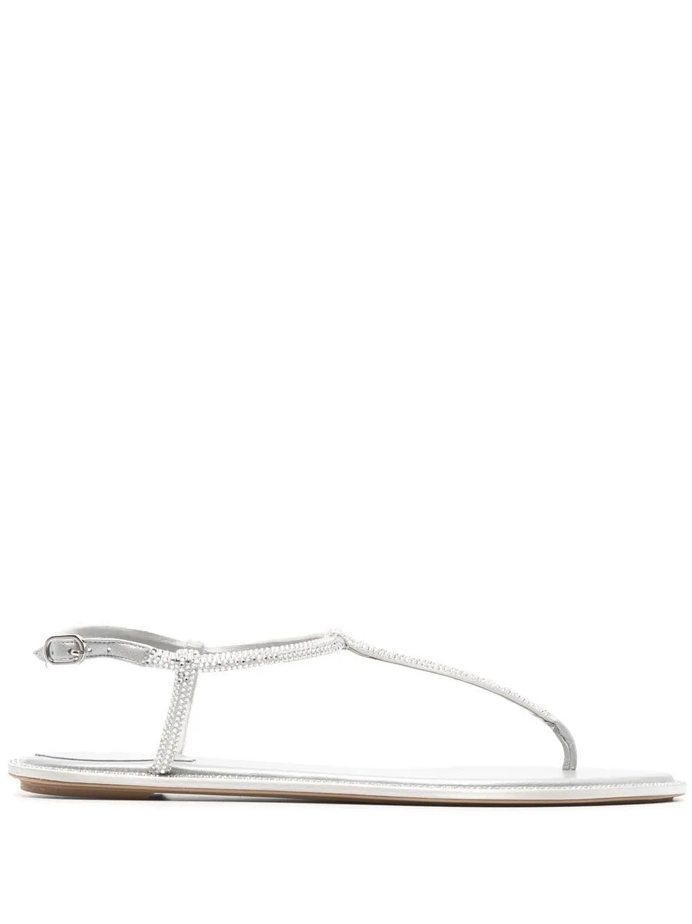 Rene' Caovilla Silver Sandals