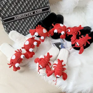 Rose – Fashionable Cotton Slippers with Crab Design