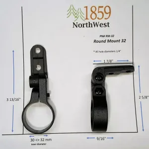 Round Mount "RM-32", 1 pack, Free Shipping-USA