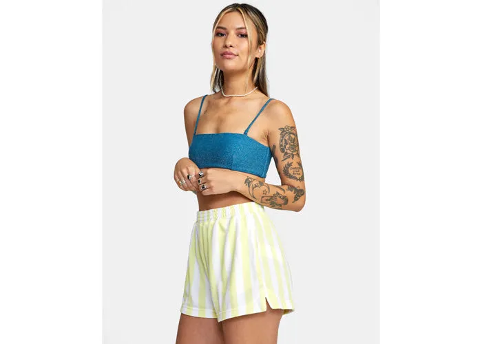 RVCA Beach Night Cozy Sawyer Lounge Women's Shorts Dust Yellow