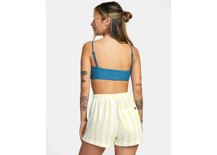 RVCA Beach Night Cozy Sawyer Lounge Women's Shorts Dust Yellow