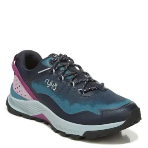 Ryka Women's Trek Hiking Shoe Navy Blue Luxe Style (WIDE)