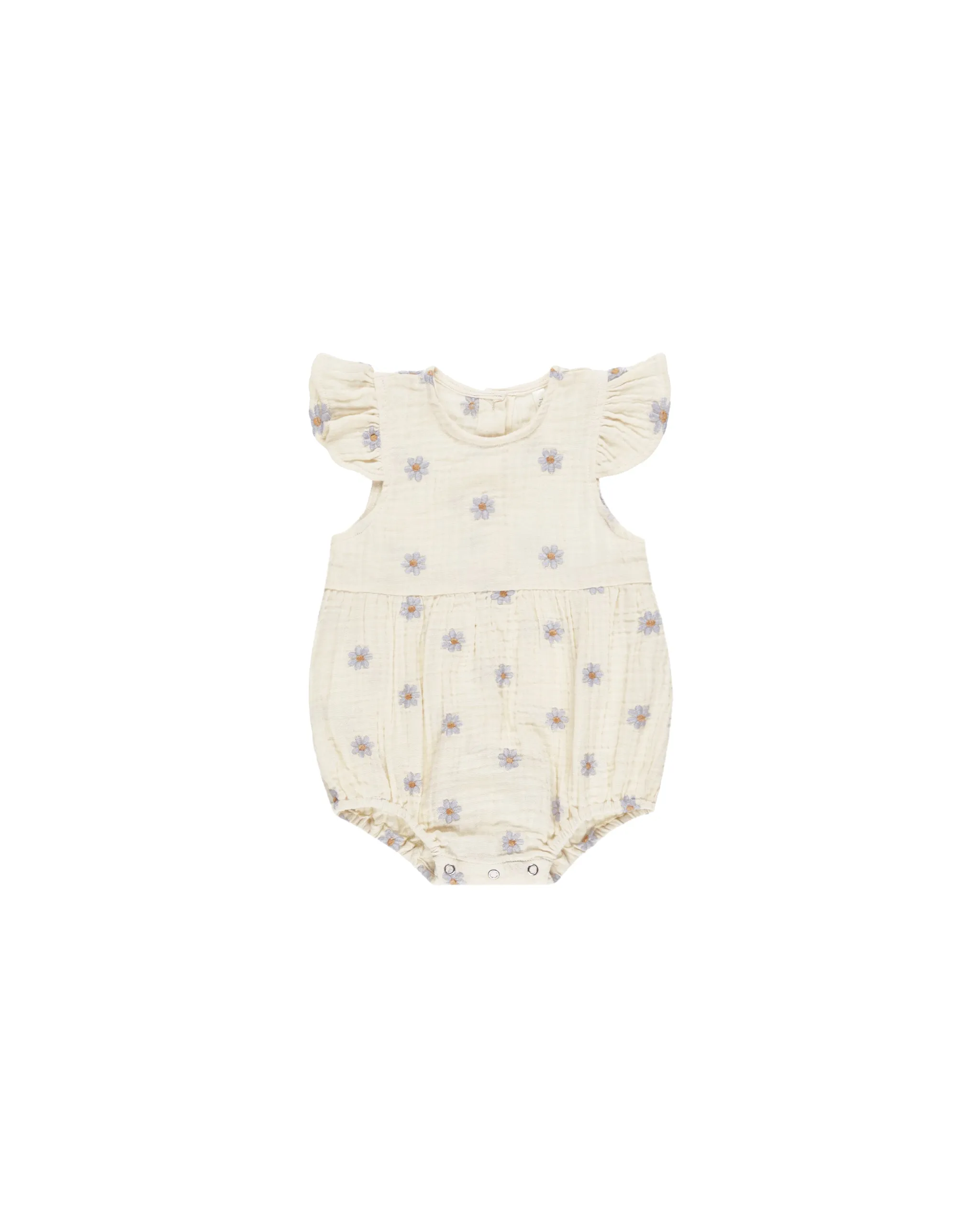 RYLEE   CRU- Blue Daisies Amelia Romper