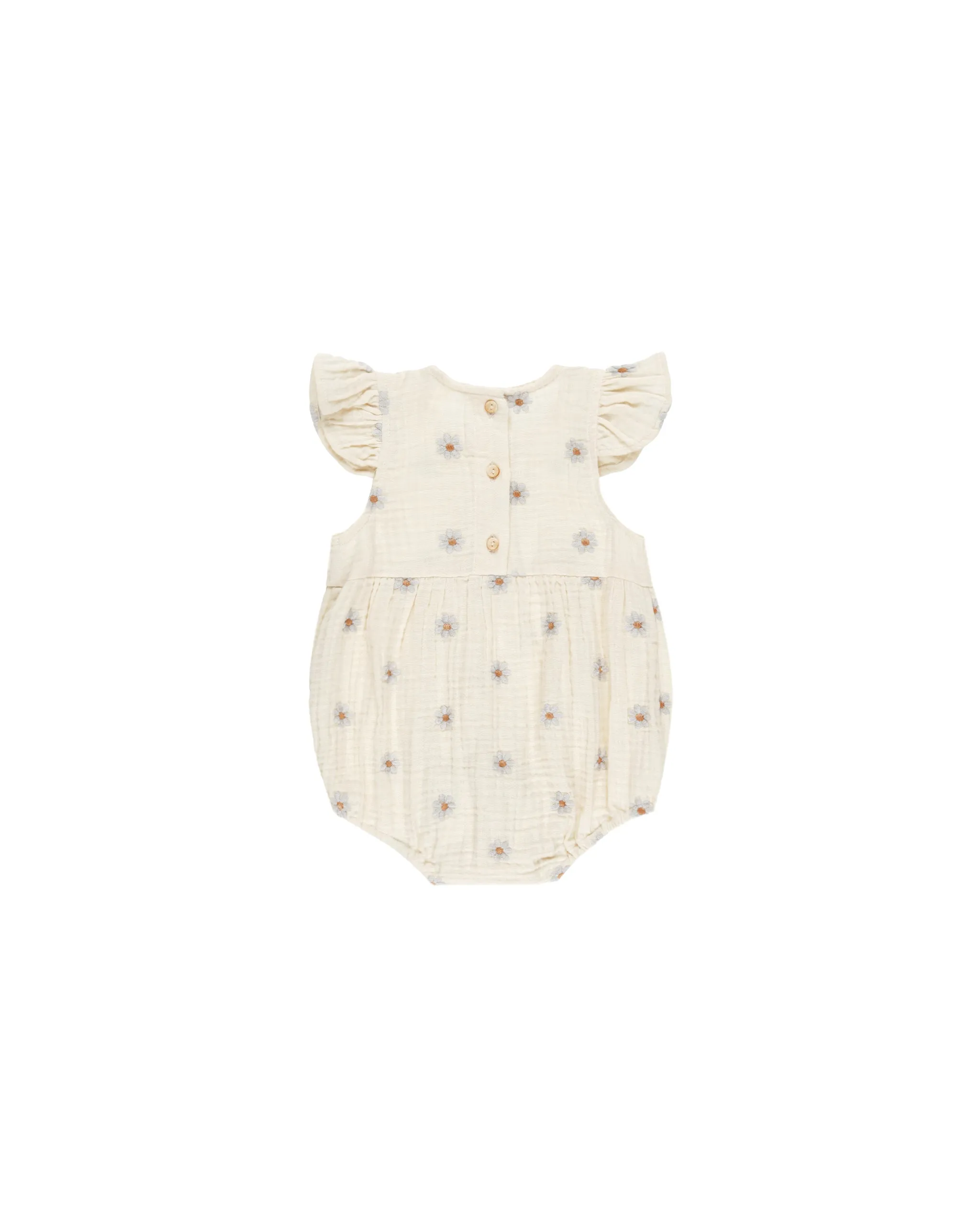 RYLEE   CRU- Blue Daisies Amelia Romper