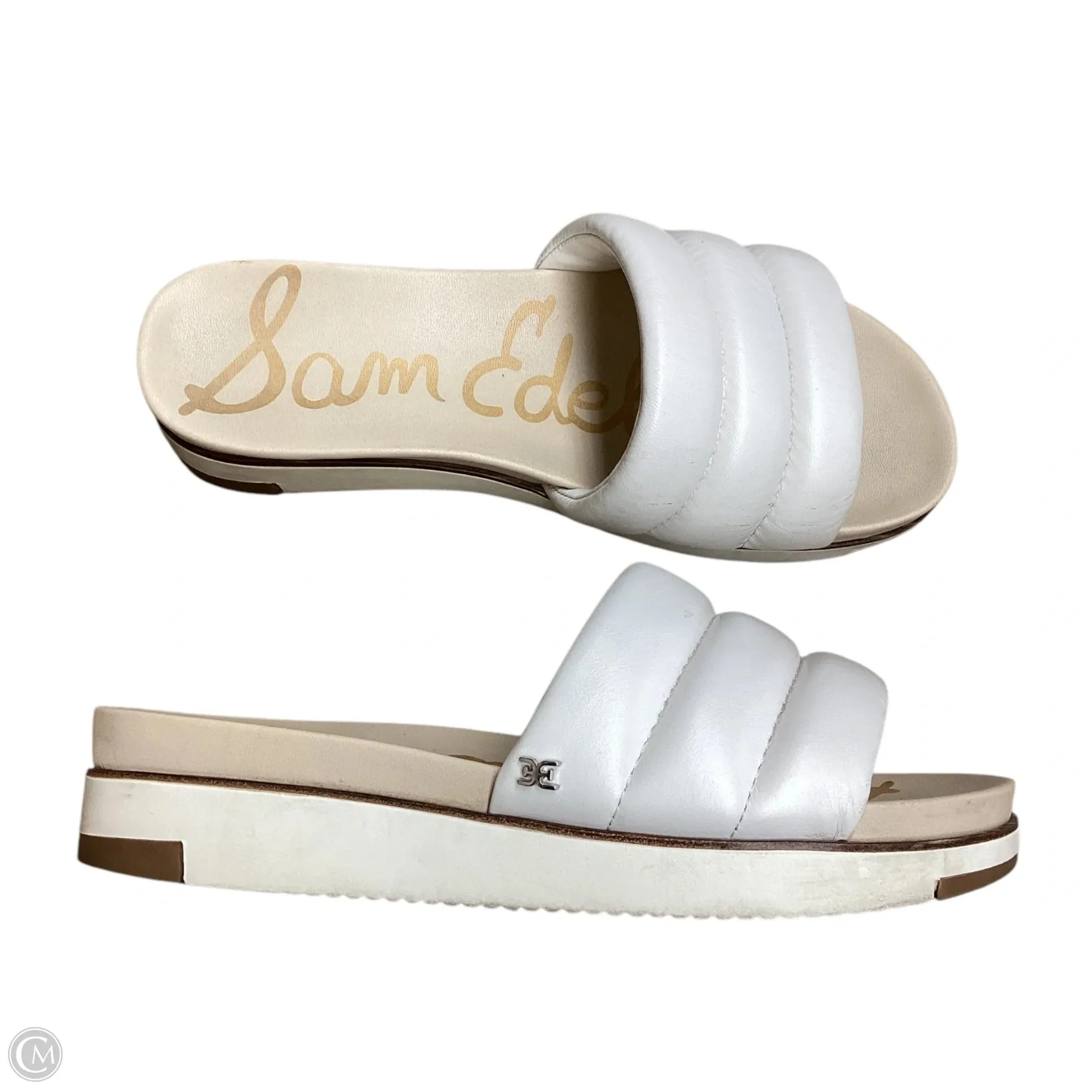Sandals Flats By Sam Edelman In White, Size: 7