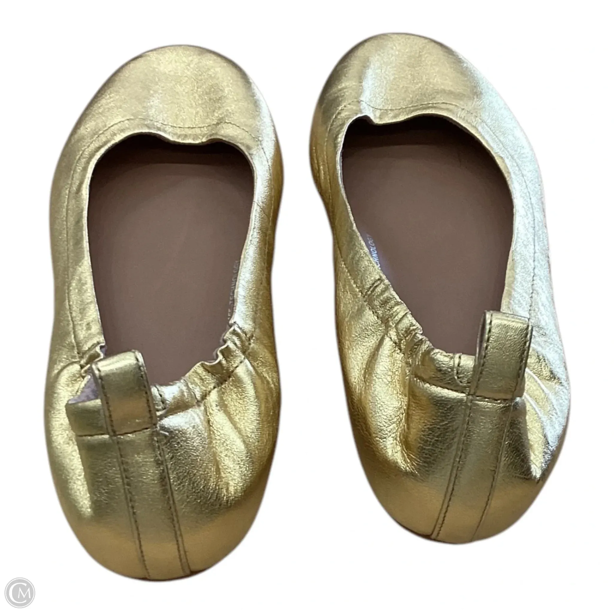 Shoes Flats By Fitflop In Gold, Size: 10