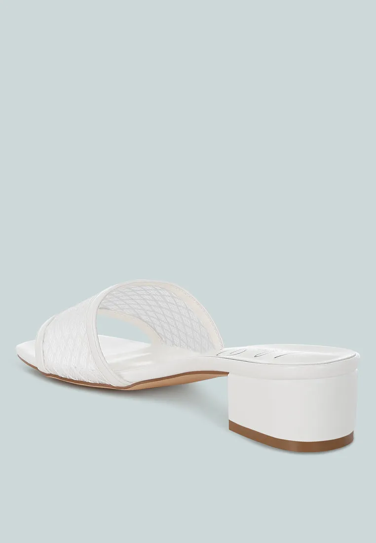 Slip-On Low Block Heels By RUW