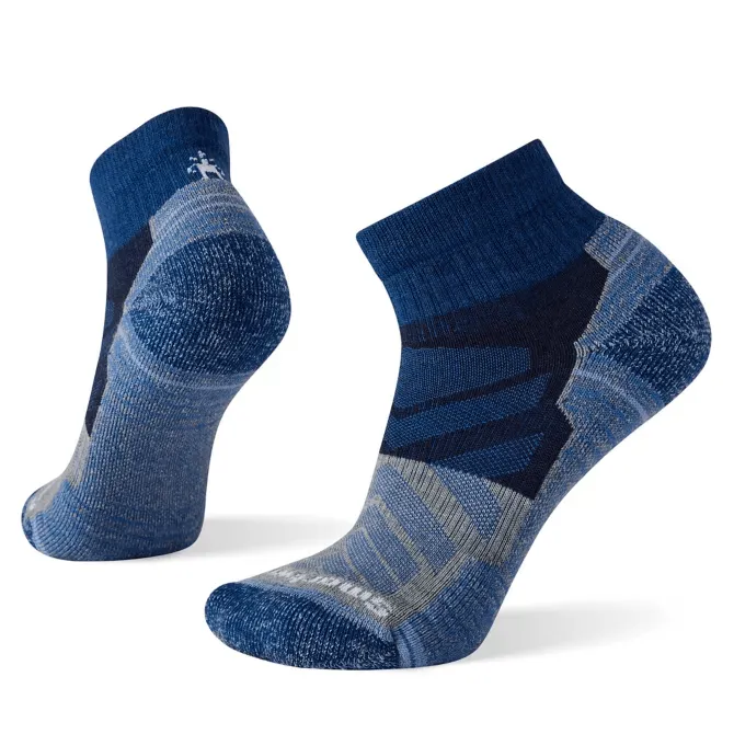 SmartWool Women's Hike Light Cushion Color Block Pattern Ankle Socks